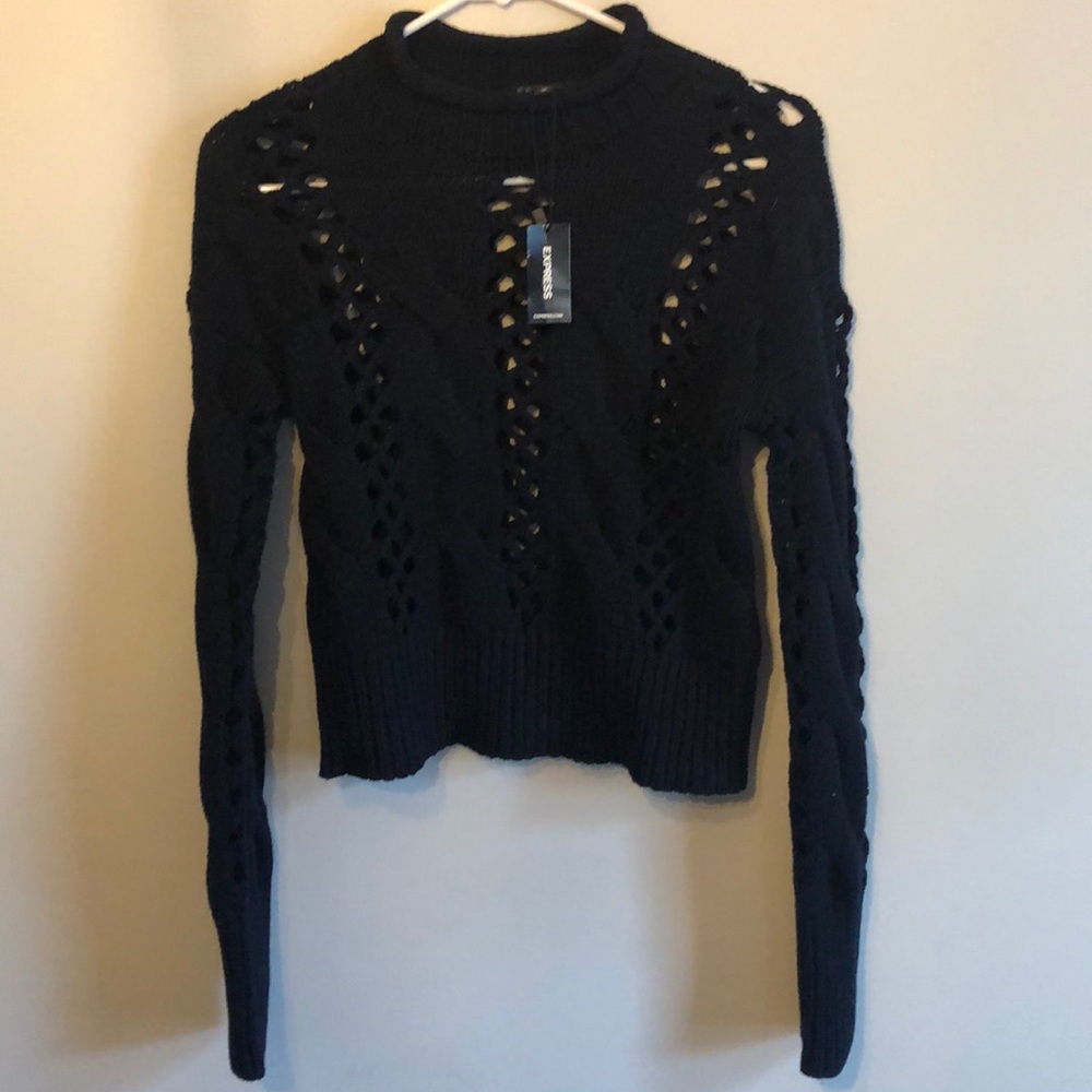 Express Cutout Sweater